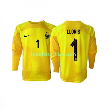 Frankreich Hugo Lloris 1 Torwart 3rd Trikotsatz World Cup 2022 Langarm